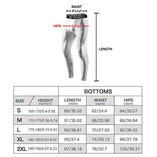 MEETYOO Leggings Hombre, Pantalón de Compresión Secado Rápido Pantalones Deporte Mallas Largas para Running Fitness Yoga MEETYOO Leggings Hombre, Pantalón de Compresión Secado Rápido Pantalones Deporte Mallas Largas para Running Fitness Yoga