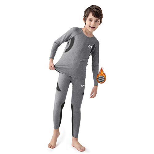 MEETYOO Ropa Interior Térmica Niño, Conjuntos Térmicos de Esquí Funcional Camiseta Térmicos Pantalón para Running Futbolístico Deportes de Invierno MEETYOO Ropa Interior Térmica Niño, Conjuntos Térmicos de Esquí Funcional Camiseta Térmicos Pantalón para Running Futbolístico Deportes de Invierno