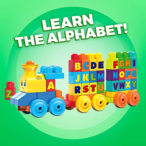 Mega Bloks Tren musical ABC, juguete de construcción para bebé + 1 año (Mattel FWK22) Mega Bloks Tren musical ABC, juguete de construcción para bebé + 1 año (Mattel FWK22)