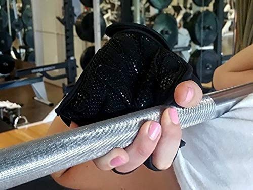 MEGAFIVE – Guantes de musculación, Fitness, Gimnasia Ideal para Entrenamientos intensivos versión Mejorada con un Protector de muñeca y un Mantenimiento de Manos, para Hombre y Mujer (L)