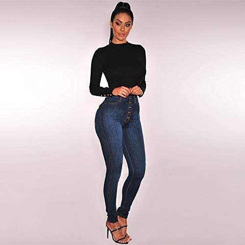 MEIbax Leggings Deportes Vaqueros Pantalones para Mujeres de Mezclilla Delgado Bolsillo Tallas Grandes Leggins Jeans Vaqueros de Cintura Alta Yoga Fitness Gym Classics Skinny Mallas de elásticas MEIbax Leggings Deportes Vaqueros Pantalones para Mujeres de Mezclilla Delgado Bolsillo Tallas Grandes Leggins Jeans Vaqueros de Cintura Alta Yoga Fitness Gym Classics Skinny Mallas de elásticas
