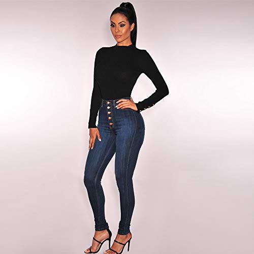 MEIbax Leggings Deportes Vaqueros Pantalones para Mujeres de Mezclilla Delgado Bolsillo Tallas Grandes Leggins Jeans Vaqueros de Cintura Alta Yoga Fitness Gym Classics Skinny Mallas de elásticas MEIbax Leggings Deportes Vaqueros Pantalones para Mujeres de Mezclilla Delgado Bolsillo Tallas Grandes Leggins Jeans Vaqueros de Cintura Alta Yoga Fitness Gym Classics Skinny Mallas de elásticas