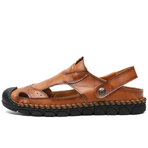 MEIbax Verano Sandalias de Deslizamiento de los Hombres Zapatos de Agua al Aire Libre Zapatillas de Dedo del pie Sandalias de Gran tamaño para Hombre Chanclas caseras de Hombre Zapatos de Playa
