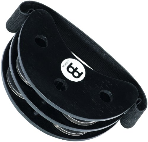 Meinl Percussion FJS2S-BK - Pandereta de pie, color negro Meinl Percussion FJS2S-BK - Pandereta de pie, color negro