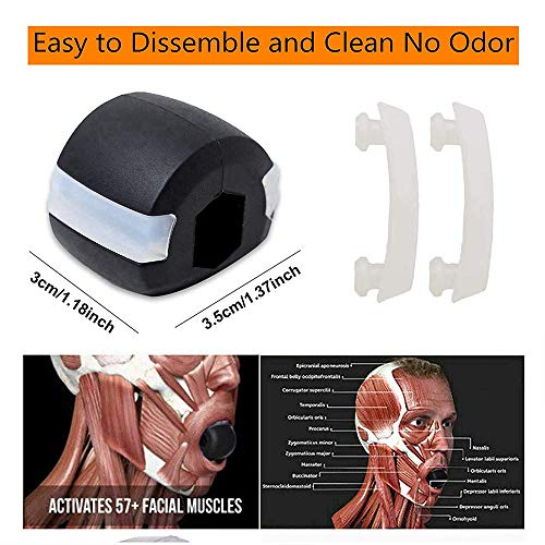 MEISHANG Jawline Shaper Face Slimmer,Double Chin Exerciser Ball,Dispositivo de entrenamiento de doble barbilla, dispositivo de entrenamiento de mandíbula y tonificación del cuello MEISHANG Jawline Shaper Face Slimmer,Double Chin Exerciser Ball,Dispositivo de entrenamiento de doble barbilla, dispositivo de entrenamiento de mandíbula y tonificación del cuello