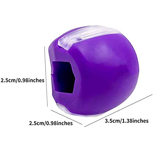 MEISHANG Jawline Shaper Face Slimmer,Double Chin Exerciser pelota de entrenamiento de doble barbilla, herramienta de entrenamiento de pino, exercitor y cuello, herramienta de belleza facial perfecta