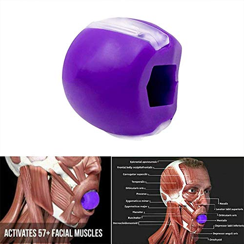 MEISHANG Jawline Shaper Face Slimmer,Double Chin Exerciser pelota de entrenamiento de doble barbilla, herramienta de entrenamiento de pino, exercitor y cuello, herramienta de belleza facial perfecta MEISHANG Jawline Shaper Face Slimmer,Double Chin Exerciser pelota de entrenamiento de doble barbilla, herramienta de entrenamiento de pino, exercitor y cuello, herramienta de belleza facial perfecta
