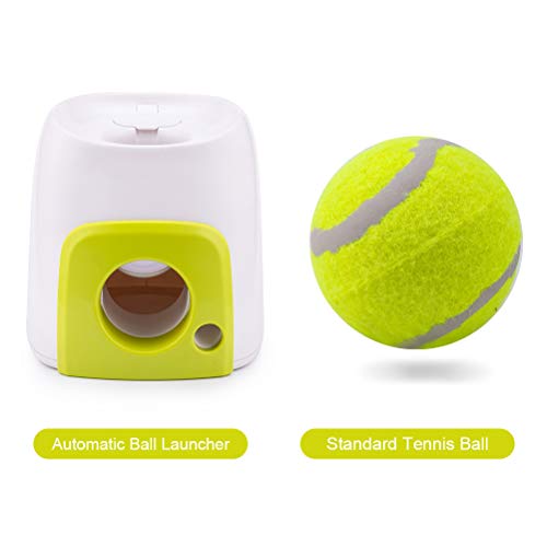 Mekta – Entrenamiento interactivo inteligente para perros, alimentador para perro, lanzador automático de pelotas para perro, juguete interactivo para mascotas