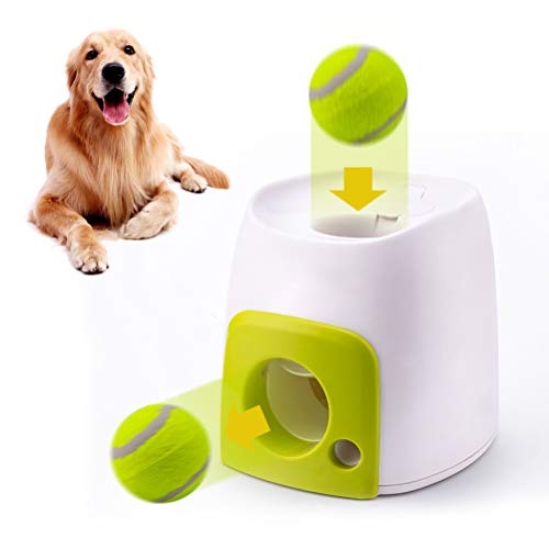 Mekta – Entrenamiento interactivo inteligente para perros, alimentador para perro, lanzador automático de pelotas para perro, juguete interactivo para mascotas Mekta – Entrenamiento interactivo inteligente para perros, alimentador para perro, lanzador automático de pelotas para perro, juguete interactivo para mascotas