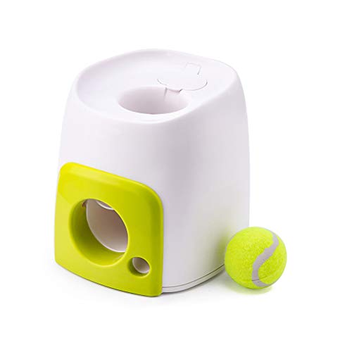 Mekta – Entrenamiento interactivo inteligente para perros, alimentador para perro, lanzador automático de pelotas para perro, juguete interactivo para mascotas Mekta – Entrenamiento interactivo inteligente para perros, alimentador para perro, lanzador automático de pelotas para perro, juguete interactivo para mascotas
