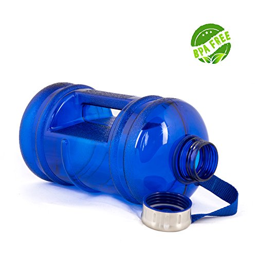 Melianda MA-7400 - Botella deportiva, 2,2 l, XXL, libre de BPA y ftalatos, 001000171, azul