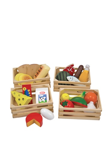 Melissa & Doug Groups Wooden Play Food Comida de Juego de Madera, Multicolor, 3+ (271) Melissa & Doug Groups Wooden Play Food Comida de Juego de Madera, Multicolor, 3+ (271)
