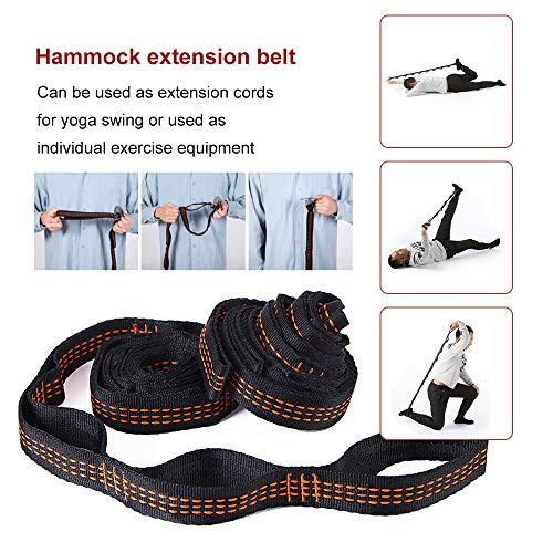 MelkTemn Columpio de Yoga Aéreo Hamaca de Yoga/Yoga Aéreo/Yoga Trapecio,Tafetán de Nailon Antigravedad Swing Sling Inversión para Colgarse y Aliviar el Dolor de Espalda, para Gimnasio, hogar MelkTemn Columpio de Yoga Aéreo Hamaca de Yoga/Yoga Aéreo/Yoga Trapecio,Tafetán de Nailon Antigravedad Swing Sling Inversión para Colgarse y Aliviar el Dolor de Espalda, para Gimnasio, hogar