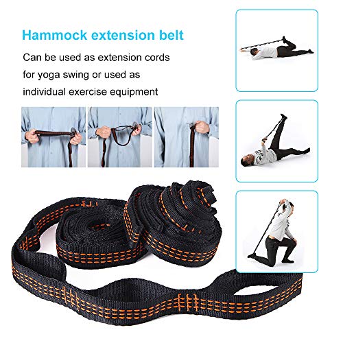 MelkTemn Columpio de Yoga Aéreo Hamaca de Yoga/Yoga Aéreo/Yoga Trapecio,Tafetán de Nailon Antigravedad Swing Sling Inversión para Colgarse y Aliviar el Dolor de Espalda, para Gimnasio, hogar MelkTemn Columpio de Yoga Aéreo Hamaca de Yoga/Yoga Aéreo/Yoga Trapecio,Tafetán de Nailon Antigravedad Swing Sling Inversión para Colgarse y Aliviar el Dolor de Espalda, para Gimnasio, hogar