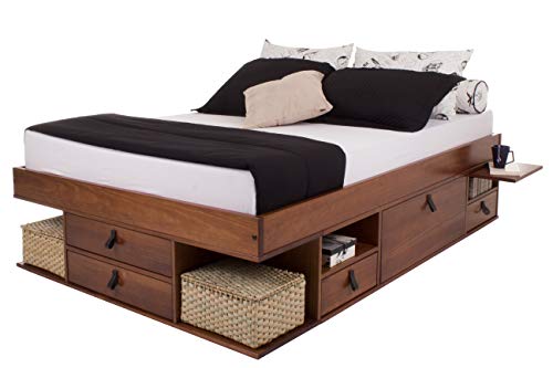 Memomad Cama Funcional Bali 180x200 cm - Estructura con Mucho Espacio de almacenaje y cajones, Ideal para dormitorios pequeños - Cama de Madera Maciza de Pino - Precio Incl. somier de Madera Memomad Cama Funcional Bali 180x200 cm - Estructura con Mucho Espacio de almacenaje y cajones, Ideal para dormitorios pequeños - Cama de Madera Maciza de Pino - Precio Incl. somier de Madera