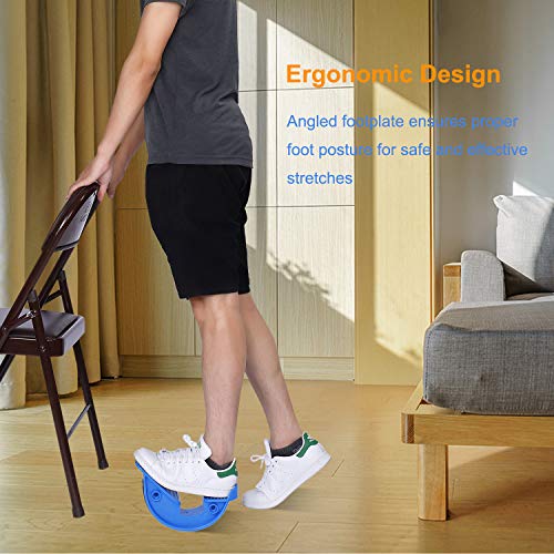 MengH-SHOP Foot Rocker Calf Profesional Camilla De Pantorrilla Pedal de Fitness Tendinitis de Aquiles, Talón, Alivio del Dolor de Fascitis Plantar, Excelente para Atletas Fisioterapia (Azul) MengH-SHOP Foot Rocker Calf Profesional Camilla De Pantorrilla Pedal de Fitness Tendinitis de Aquiles, Talón, Alivio del Dolor de Fascitis Plantar, Excelente para Atletas Fisioterapia (Azul)