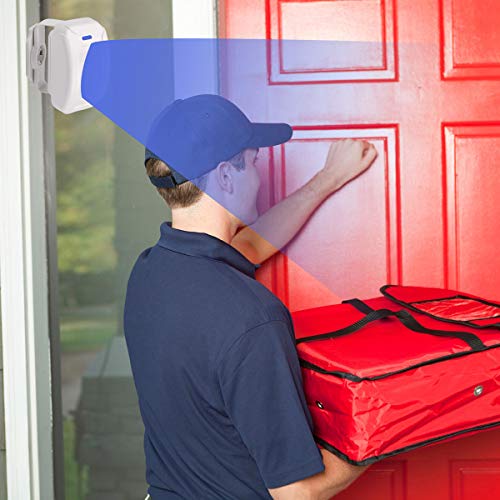 Mengshen Alarma del Sensor De Movimiento, Timbre Inalámbrico para Puerta/Entrada de La Puerta/Casa y Tienda/Buzón, Kit de Sistema de Alarma de Seguridad con 1 Sensor Y 1 Receptor - YBQ04 Mengshen Alarma del Sensor De Movimiento, Timbre Inalámbrico para Puerta/Entrada de La Puerta/Casa y Tienda/Buzón, Kit de Sistema de Alarma de Seguridad con 1 Sensor Y 1 Receptor - YBQ04