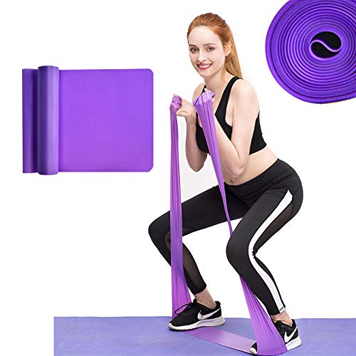 MENGZF12 Banda Elástica Fitness,Largo Yoga Cintas Elásticas Látex Natural para Fitness, Estiramiento, flexibilidad, pilate, Ballet, Gimnasia y rehabilitación, Multifuncional Bandas de Resistencia