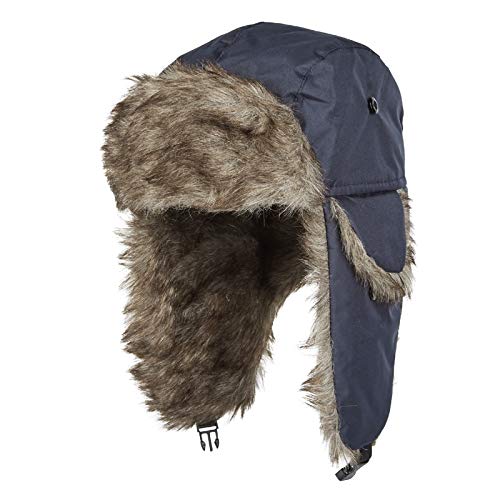 MeOkey Sombrero de Trampero Unisex Impermeable Invierno Cálido Gorro de Aviador Ruso para Actividades al Aire Libre