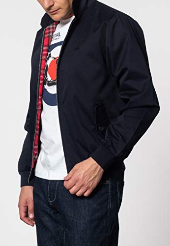 Merc Harrington, Chaqueta de Manga Larga Para Hombre, Azul (Navy), X-Large