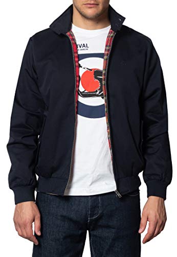 Merc Harrington, Chaqueta de Manga Larga Para Hombre, Azul (Navy), X-Large