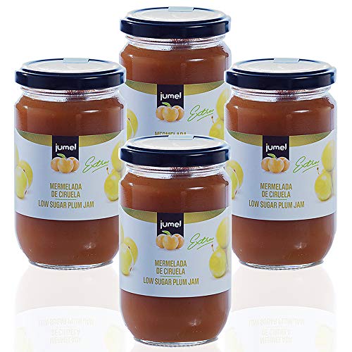 Mermelada de ciruela con extra de fruta JUMEL. 50 g de fruta por cada 100 g de producto. Mermelada gourmet, ideal para desayunos, meriendas y tostadas. Pack de 4 unidades (1,39 euros / unidad) Mermelada de ciruela con extra de fruta JUMEL. 50 g de fruta por cada 100 g de producto. Mermelada gourmet, ideal para desayunos, meriendas y tostadas. Pack de 4 unidades (1,39 euros / unidad)