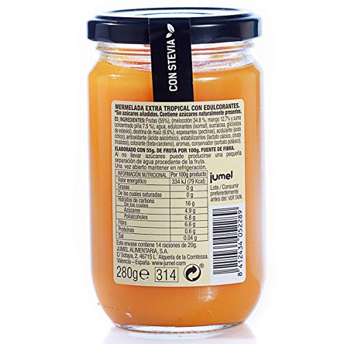 Mermeladas sin azúcar Extra Jumel Surtido. Mermelada con Stevia. Mermelada gourmet, tu desayuno o merienda más saludable, con todo el sabor. Pack de 4 unidades. Diet. Mermeladas sin azúcar Extra Jumel Surtido. Mermelada con Stevia. Mermelada gourmet, tu desayuno o merienda más saludable, con todo el sabor. Pack de 4 unidades. Diet.
