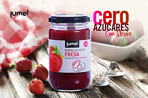 Mermeladas sin azúcar Extra Jumel Surtido. Mermelada con Stevia. Mermelada gourmet, tu desayuno o merienda más saludable, con todo el sabor. Pack de 4 unidades. Diet.