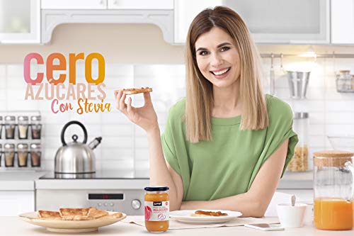 Mermeladas sin azúcar Extra Melocotón Jumel. Mermelada con Stevia. Mermelada gourmet, tu desayuno o merienda más saludable, con todo el sabor. Pack de 4 unidades. Diet.