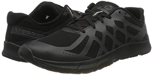 Merrell Bare Access Flex 2, Zapatillas Deportivas para Interior Hombre, Negro (Black), 43 EU