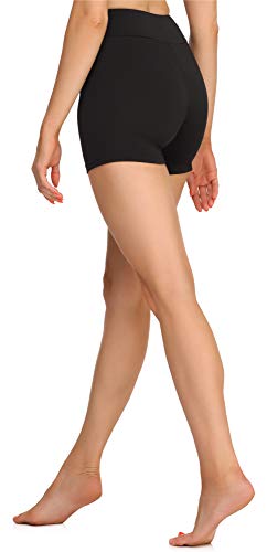 Merry Style Leggins Cortos Malla Deportiva Short Mujer MS10-244(Negro, 4XL)