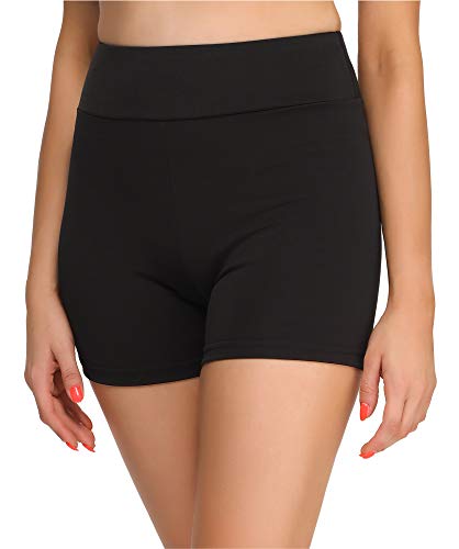 Merry Style Leggins Cortos Malla Deportiva Short Mujer MS10-244(Negro, 4XL)