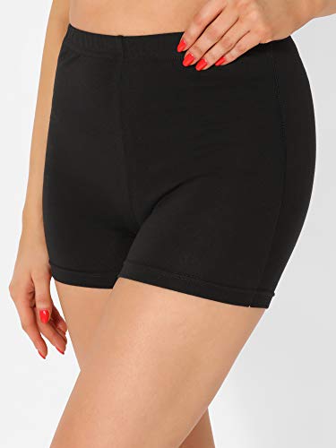 Merry Style Leggins Cortos Malla Deportiva Short Mujer MS10-391(Negro,S)