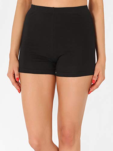 Merry Style Leggins Cortos Malla Deportiva Short Mujer MS10-391(Negro,S)