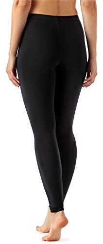 Merry Style Leggins Largos Mallas Deportivas Mujer MS10-143 (Negro, M)