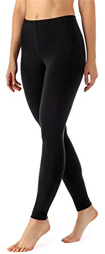 Merry Style Leggins Largos Mallas Deportivas Mujer MS10-143 (Negro, M)