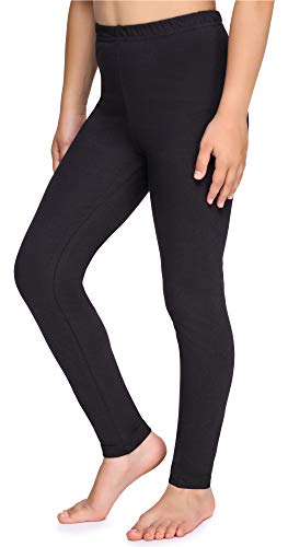 Merry Style Leggins Mallas Pantalones Largos Ropa Deportiva Niña MS10-225(Negro, 158 cm)