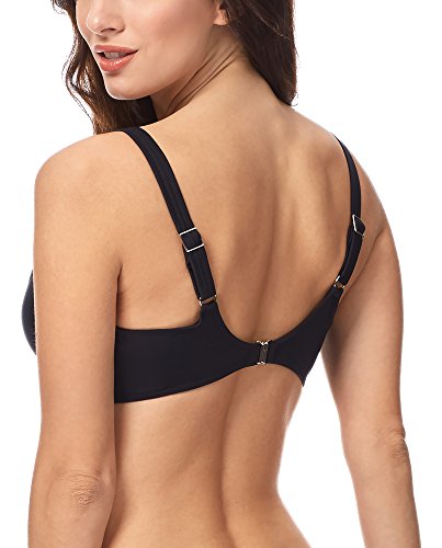 Merry Style Sujetador Push-up Parte de Arriba Bikini Top Traje de Baño Mujer CD (Negro (9240), EU (80C) = ES (95C))