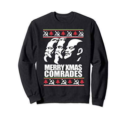 MERRY XMAS COMRADE Ugly Christmas Sweater Marx Engels Lenin Sudadera MERRY XMAS COMRADE Ugly Christmas Sweater Marx Engels Lenin Sudadera