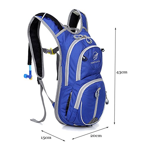 MERRYHE Ciclismo Mochila Ligera De La Bicicleta De Trekking Mochilas Mochilas De Senderismo La Bicicleta De Ciclo Mochila para El Recorrido De Fitness Escalada Correr,Navy