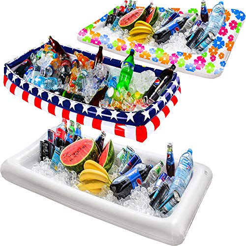Mesa de billar inflable para servir – Bandeja grande para buffet con tapón de drenaje – Mantén tus ensaladas y bebidas frías – para fiestas, uso interior y exterior, accesorios de fiesta de bar Mesa de billar inflable para servir – Bandeja grande para buffet con tapón de drenaje – Mantén tus ensaladas y bebidas frías – para fiestas, uso interior y exterior, accesorios de fiesta de bar