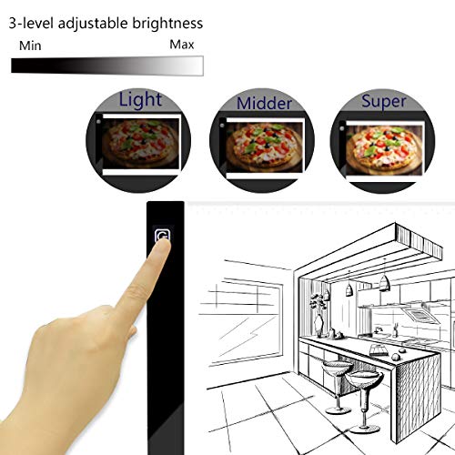 Mesa de Luz Dibujo,Guiseapue LED A4 Tableta de Luz,Dibujo De Luz Super Delgado y Brillo light board Ajustable con Cable USB para Dibujar,Artesanía,Bocetos,Caligrafía Mesa de Luz Dibujo,Guiseapue LED A4 Tableta de Luz,Dibujo De Luz Super Delgado y Brillo light board Ajustable con Cable USB para Dibujar,Artesanía,Bocetos,Caligrafía