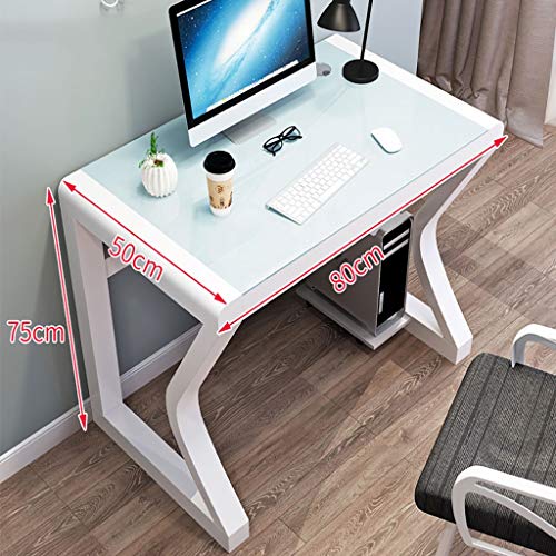 Mesa de ordenador Escritorio de la computadora, escritorio, casa sencilla, dormitorio, alquiler, estudiante de escritorio, vidrio templado, un escritorio, una mesa pequeña, escritorio escritorio, mesa