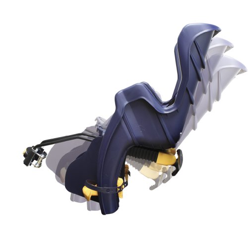 Messingschlager Reclinable BS - Silla Infantil para Bicicleta, Color Azul Messingschlager Reclinable BS - Silla Infantil para Bicicleta, Color Azul