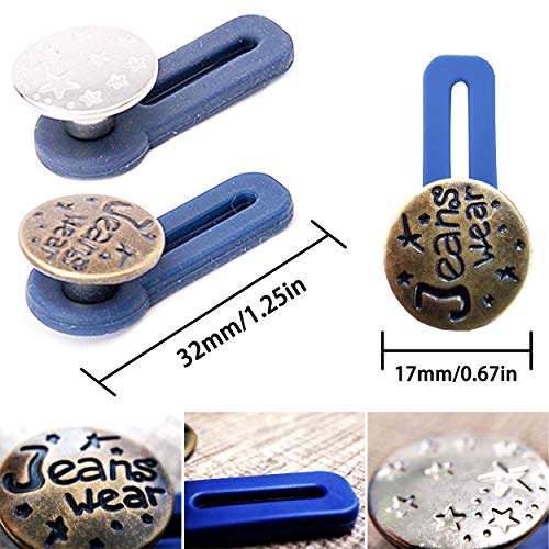 Metal Jeans Boton Ajustables RetráCtil Extensor De Cintura Para Pantalones Hombres Y Mujeres Pantalones Premamá Accesorios De Costura Metal Jeans Boton Ajustables RetráCtil Extensor De Cintura Para Pantalones Hombres Y Mujeres Pantalones Premamá Accesorios De Costura