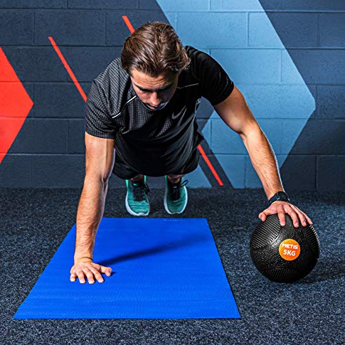 METIS Balón Medicinal– 1kg - 10kg | Pelota Lastrada para Ejercicio en Casa o en el Gimnasio - Slam Balls – Alto Agarre | Material Fitness, Yoga y Pilates (9KG) METIS Balón Medicinal– 1kg - 10kg | Pelota Lastrada para Ejercicio en Casa o en el Gimnasio - Slam Balls – Alto Agarre | Material Fitness, Yoga y Pilates (9KG)