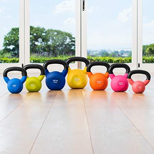 METIS Pesas Rusas Kettlebells │Mancuernas │ Ejercicio en Casa │ Musculación (20kg) METIS Pesas Rusas Kettlebells │Mancuernas │ Ejercicio en Casa │ Musculación (20kg)