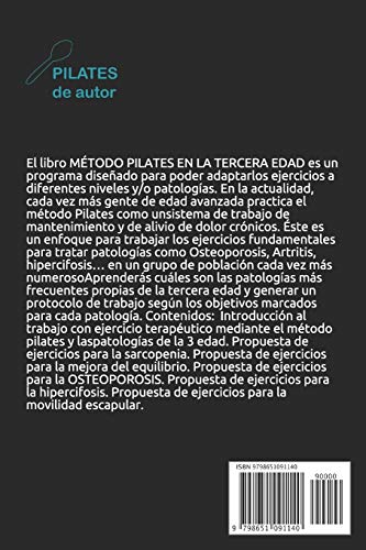 Método Pilates en la Tercera Edad: Manual teórico práctico