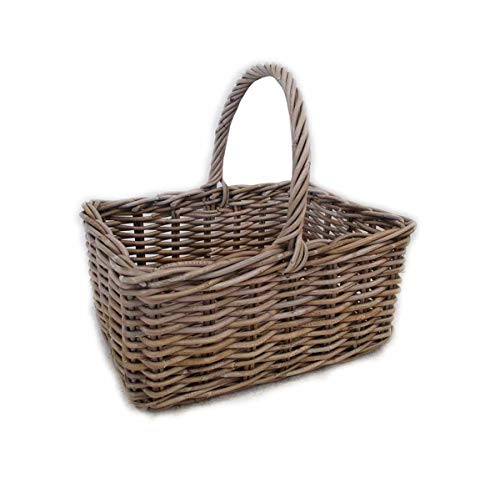 Meubletmoi - Cesta Rectangular de kubu Trenzado Natural – Almacenamiento Estilo rústico Campagne Chic – Sorgue Meubletmoi - Cesta Rectangular de kubu Trenzado Natural – Almacenamiento Estilo rústico Campagne Chic – Sorgue