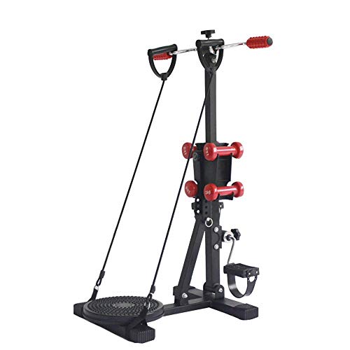 MGIZLJJ Máquinas de Step Escalera Paso a Paso Twister 2 en 1 Paso de la sesión de la máquina de Ejercicio físico con la Barra de la manija, Cardio Trainer Subir escaleras MGIZLJJ Máquinas de Step Escalera Paso a Paso Twister 2 en 1 Paso de la sesión de la máquina de Ejercicio físico con la Barra de la manija, Cardio Trainer Subir escaleras